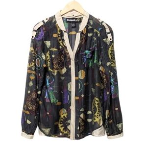 DESIGUAL CHRISTIAN LACROIX Victorian Print Top XL